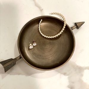 Brass Bowl Arrow Boho Style Home Decor